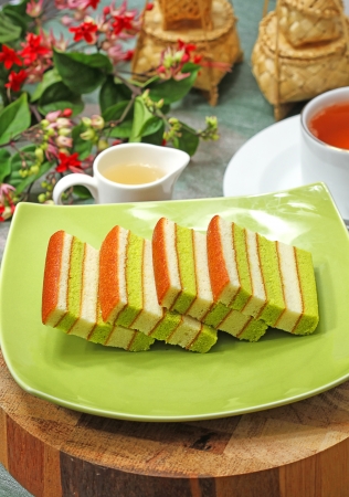 layer cakes, Indonesian recipeの写真素材