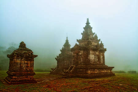 candi songo, Hindu temple in Indonesiaの写真素材