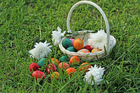 batik easter eggs