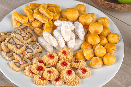  Cookies for hari raya aidilfitri, Indonesian cookiesの写真素材