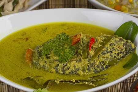 Some Indonesian foods for family lunchの写真素材