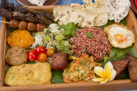 pecel, Indonesian saladの写真素材