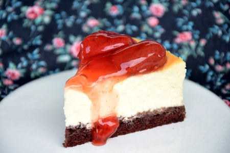 strawberry Cheesecakeの写真素材