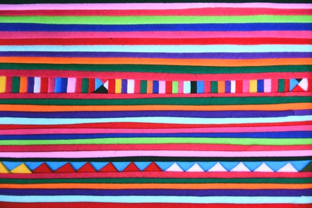 Fabric crafts hilltribe handmade texture background 