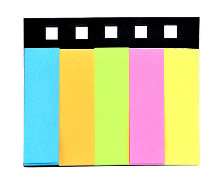 Post-it Note isolated white background 