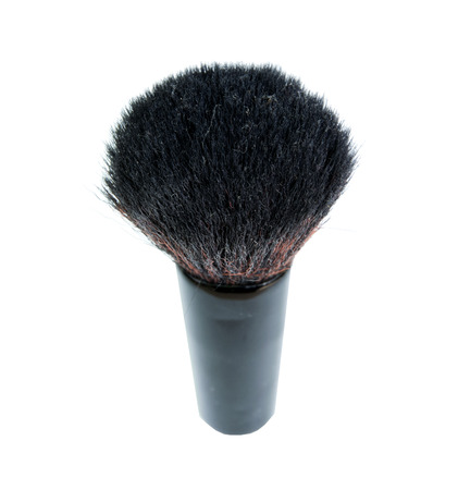 Make up brushes isolated on whiteの写真素材