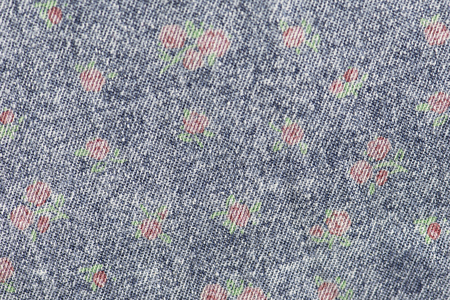 vintage floral pattern on Fabric background.の写真素材