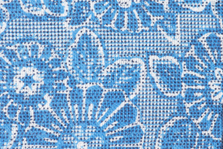 Floral on fabric texture.の写真素材