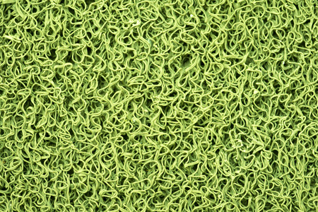 Green doormat texture background.の写真素材