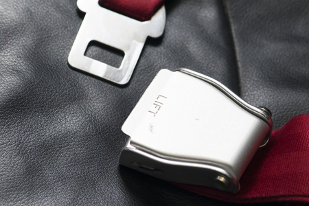 safety belt on seat Airplaneの写真素材