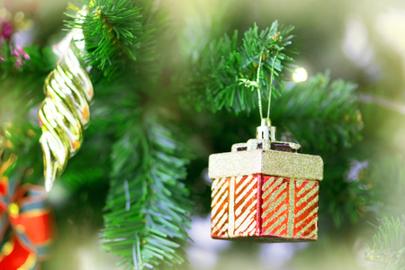 Christmas tree decoration.giftの写真素材