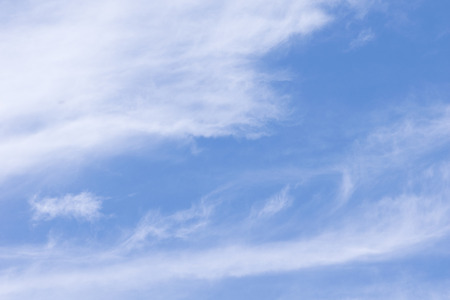 clouds in the blue skyの写真素材