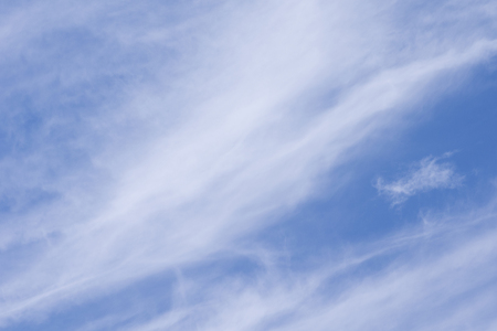 clouds in the blue skyの写真素材