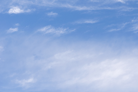 clouds in the blue skyの写真素材