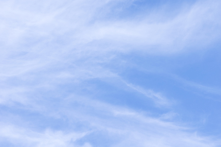 clouds in the blue skyの写真素材