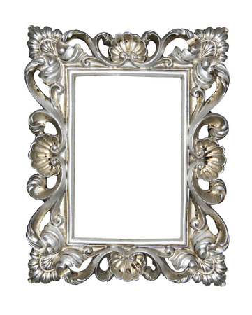 old silver frameの写真素材