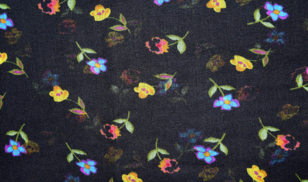 Vintage floral fabricの写真素材