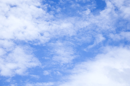clouds in the blue skyの写真素材