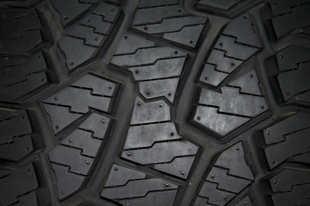 Car tire background, Tyre texture closeup backgroundの写真素材