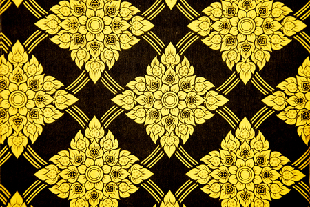 Line Thai art stripe design. pattern Thai tradition stylish.の写真素材