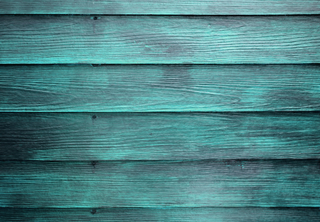 Empty wooden wall. Dark blue wood panel background.の写真素材
