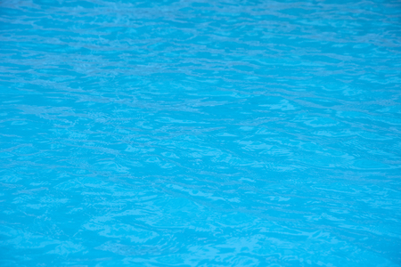 Blue sea surface with wavesの写真素材
