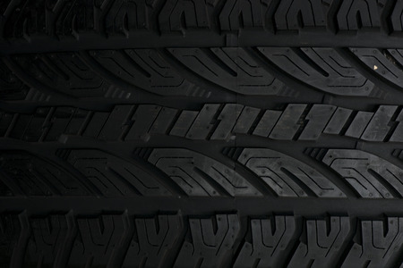 Car tire background, Tyre texture closeup background.の写真素材