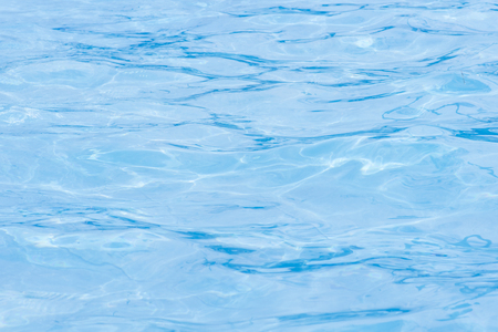 Blue sea surface with wavesの写真素材