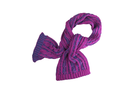 Scarf isolated on whiteの写真素材