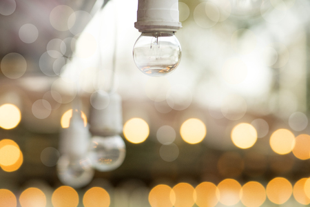 vintage bulbs decor interiors ,Lighting decorationの写真素材