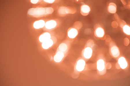 Beautiful abstract bokeh red lights over bright backgrounds