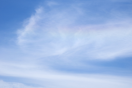 clouds and clouds in the blue skyの写真素材