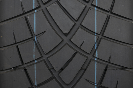 Car tire background, Tyre texture closeup background.の写真素材