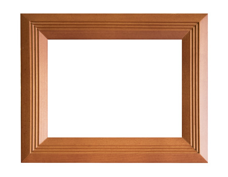 vintage picture frame isolatedの写真素材