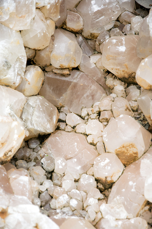 Crystal Stone macro mineral.の写真素材