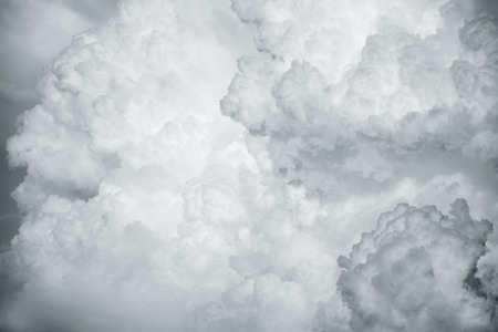 Dark storm clouds before rain.の写真素材