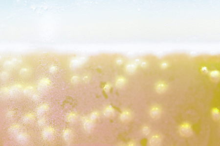 background beer with bubbles.の写真素材