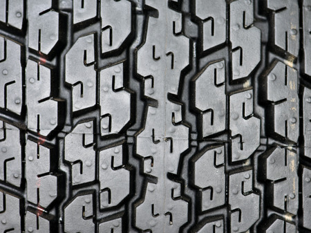 Car tire background, Tyre texture closeup background.の写真素材