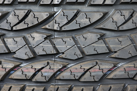 Car tire background, Tyre texture closeup background.の写真素材