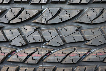 Car tire background, Tyre texture closeup background.の写真素材