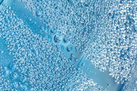 texture of frozen water drops cool ice glassの写真素材
