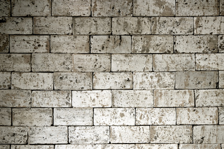 Old brick wall background. Grunge texture wallpaper.の写真素材