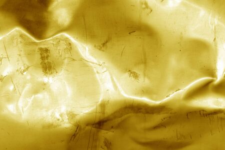 crumpled gold textureの写真素材