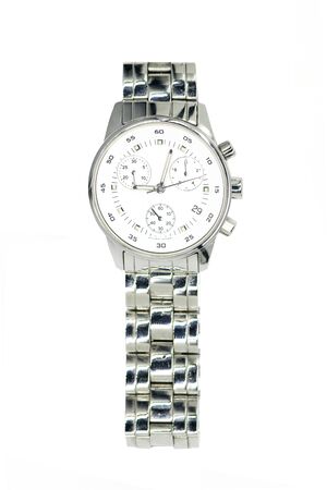modern watch isolated on a white backgroundの写真素材