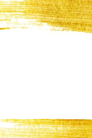 Gold brush stroke background and frame.
の写真素材