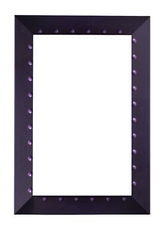 vintage picture frame isolatedの写真素材