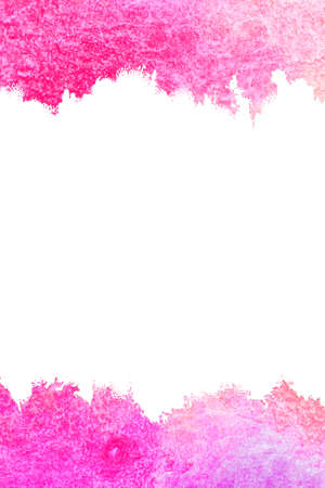 Abstract pink color paint. Blue brush stroke background and frame.の写真素材