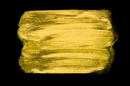 Gold Texture. Hand drawn brush stroke.の写真素材