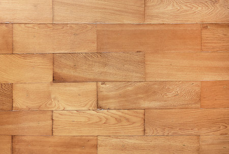 parquetry made of Hinoki Woodの写真素材