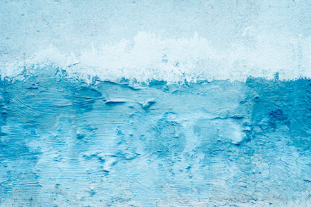 Texture of an grunge concrete wall. Blue tone.